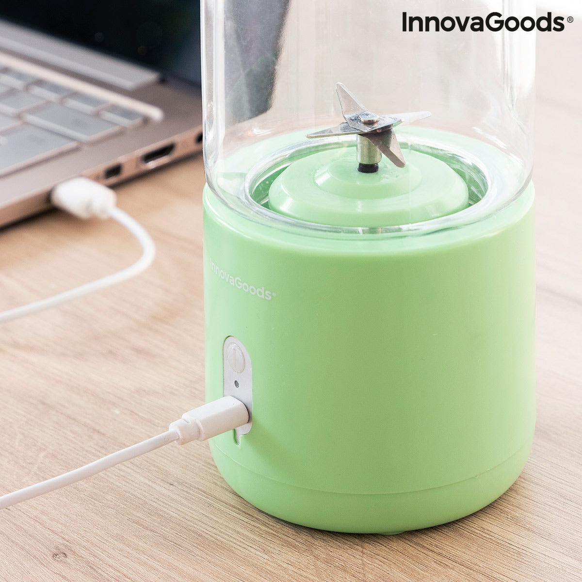 Blender Portatile USB - 6 Lame in acciaio Ricaricabile